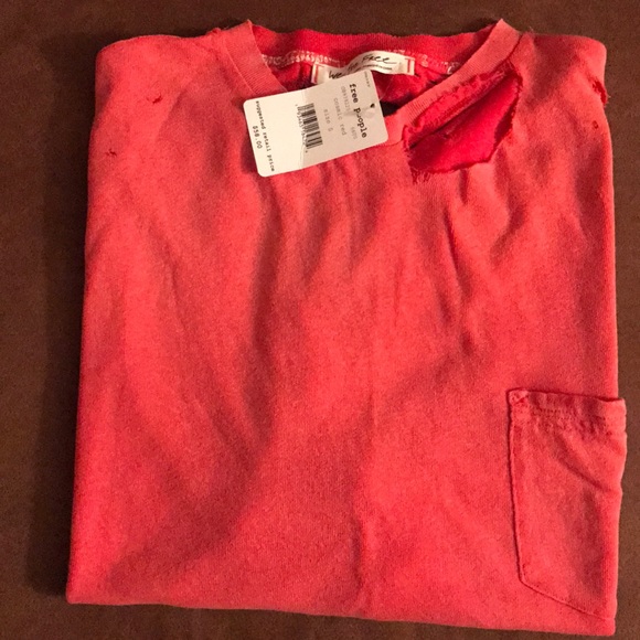 Free People Tops - Free People Distressed Shirt